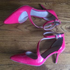 Jessica Simpson Hot Pink Heels (NWOT)
